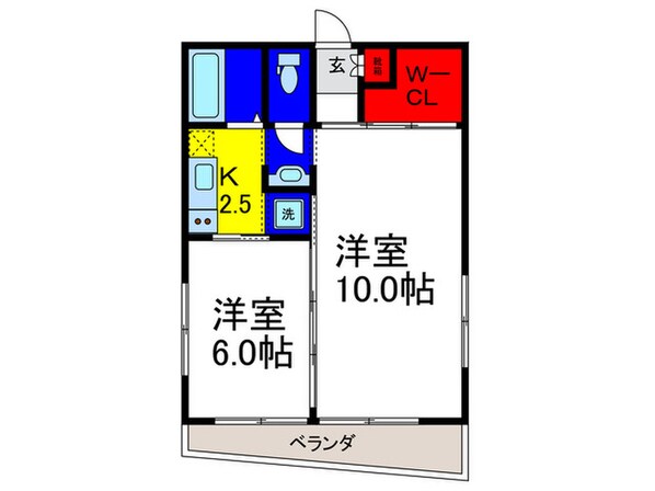 エタニティ真田山の物件間取画像